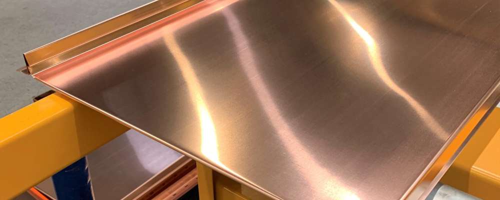 Nordic Klickfalz als schöne Kupferplatten